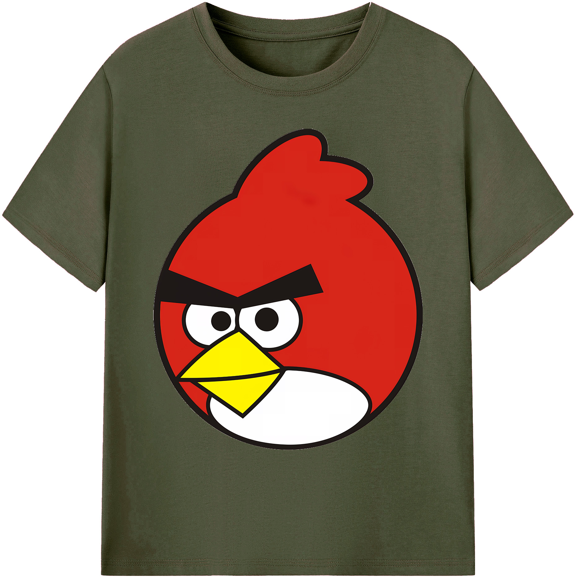 （画像用） Angry Birds アングリーバード 綿100％ メンズ半袖Tシャツ｜肌触りやわらか＆通気性